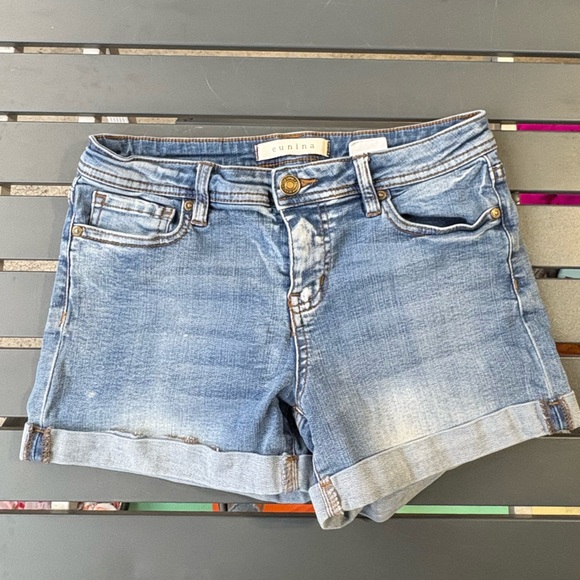 Eunina women’s mini low rise denim shorts - Picture 2 of 5